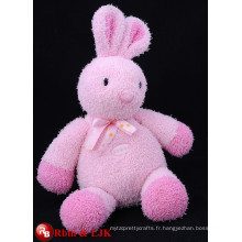 ICTI Audited Factory Promotion personnalisée de haute qualité jouets en peluche rose lapin